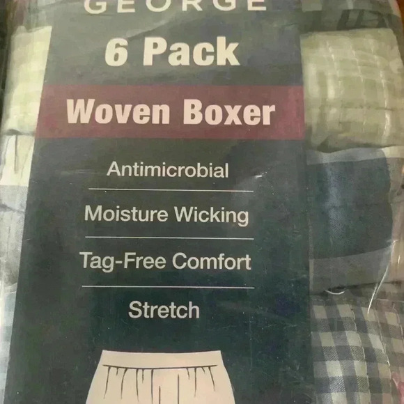 Gorge 12 pair of Boxers 2 6 packs woven Boxer size small - Picture 3 of 6